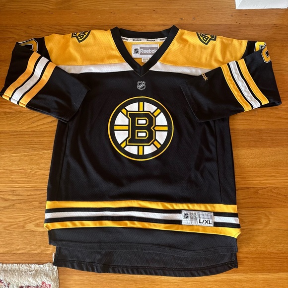 Boston Bruins Tim Thomas Youth L/XL Reebok Hockey Jersey - Picture 1 of 5